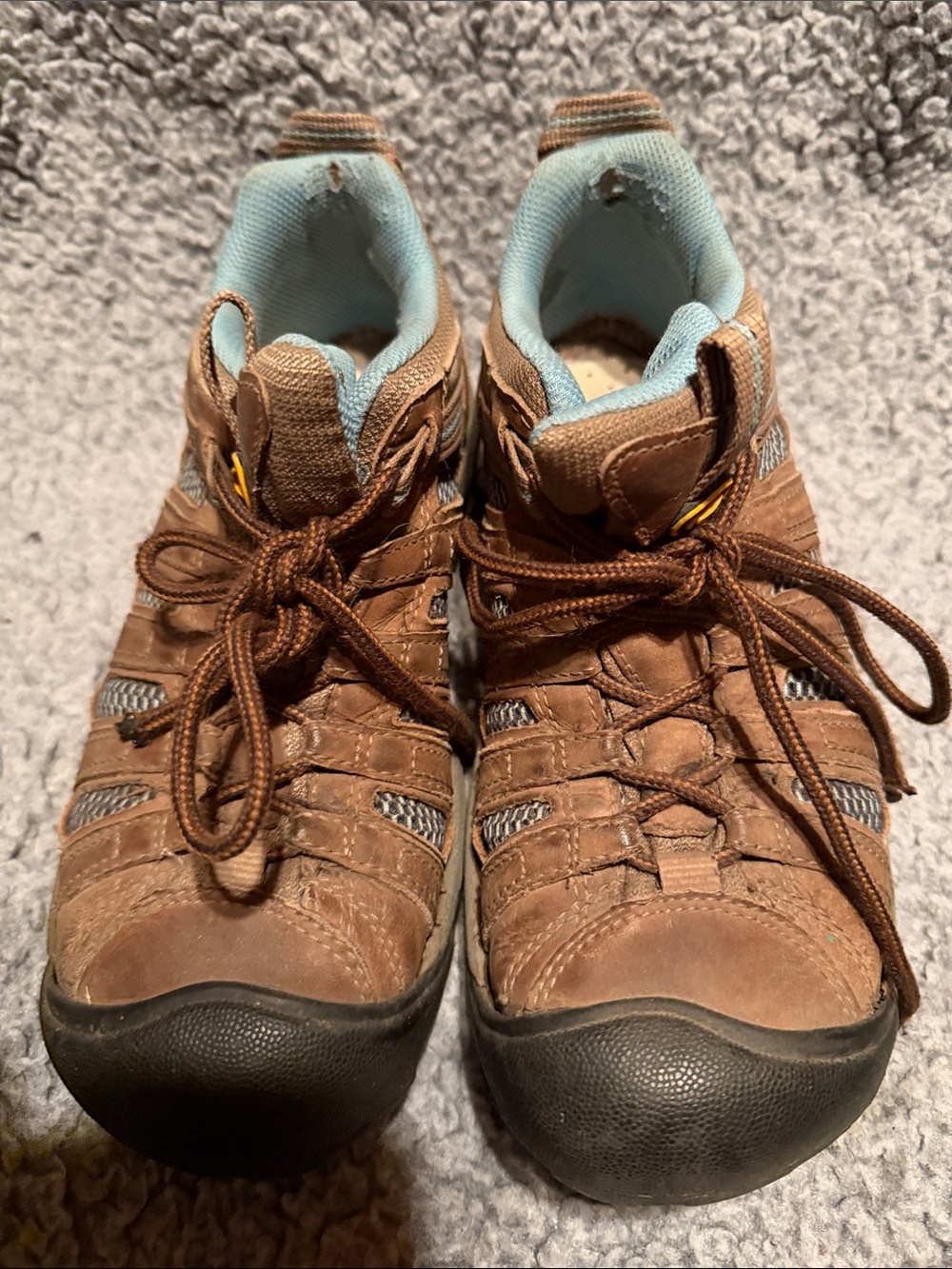 Keen Brown and Light Blue Women's Athletic Shoes 10